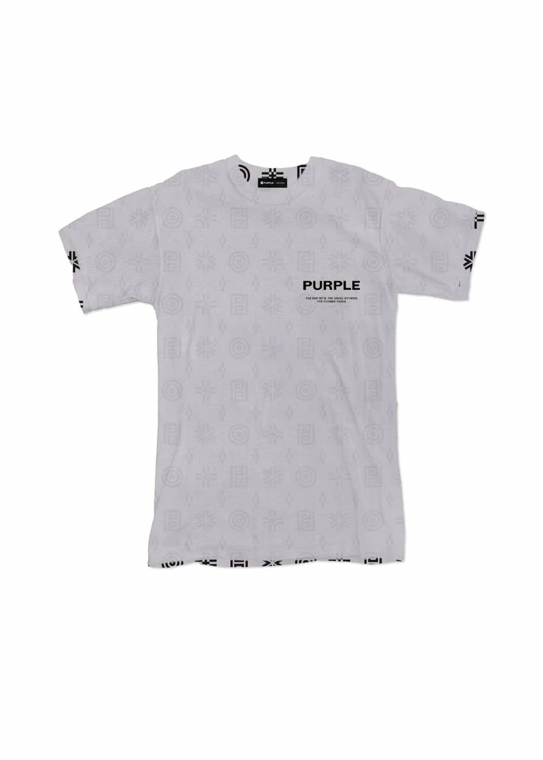 Purple Brand (lavender Textured Jersey Monogram T-shirt) New Arrivals 3 Purple Brand (lavender Textured Jersey Monogram T-shirt) New Arrivals
