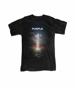 Purple Brand (black Textured Jersey Night Swim T-shirt) New Arrivals