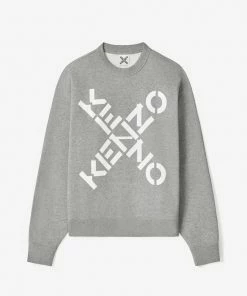 Kenzo (Grey Sport Big X Sweater)