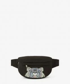 New Arrivals Kenzo (black Canvas Kampus Tiger Bumbag)