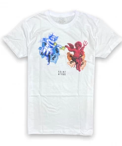 Point Blank New Arrivals Point Black (white “angel & Devil T-shirt)