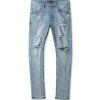Purple Brand (light Indigo Paint Cut Jean) New Arrivals 2 Purple Brand (light Indigo Paint Cut Jean) New Arrivals
