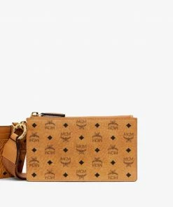 New Arrivals MCM (Brown Multifunction Pouch In Visetos)