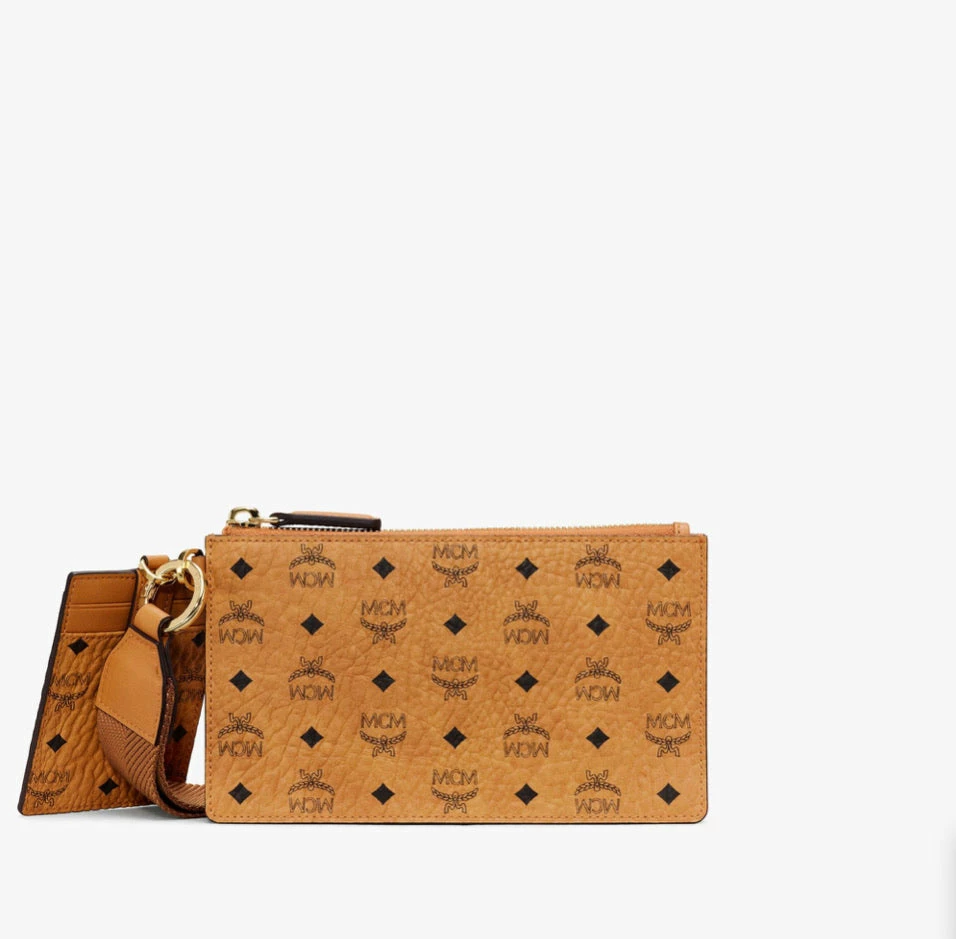 New Arrivals MCM (Brown Multifunction Pouch In Visetos) 4 New Arrivals MCM (Brown Multifunction Pouch In Visetos)