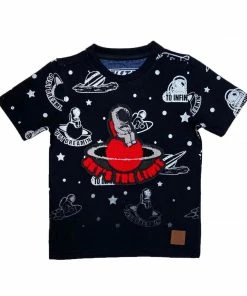 Elite Denim (kids Black/red Laser T-shirt)