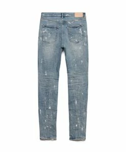 Purple Brand (blue Indigo Knee Slit Jean) New Arrivals