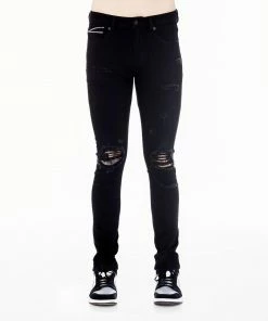 New Arrivals Cult Of Individuality (black Punk Super Skinny Jean)