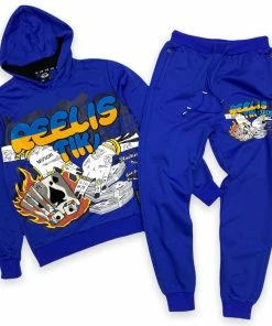 Reelistik Nyc (royal Blue Wild Jogging Set)