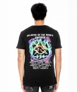 Cult Of Individuality (black Splinter Crewneck T-shirt) New Arrivals