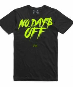 New Arrivals Point Blank (black/lime “no Days Off T-shirt)