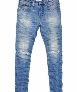 New Arrivals Mursaki Denim (blue Paxton Knee Slit 3D Jean -169)