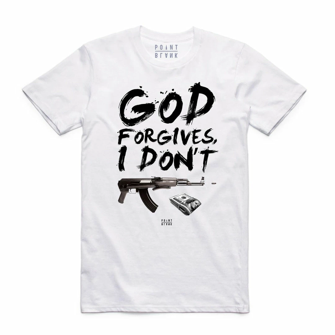 Point Blank (white/black“god Forgives T-shirt) 3 Point Blank (white/black“god Forgives T-shirt)