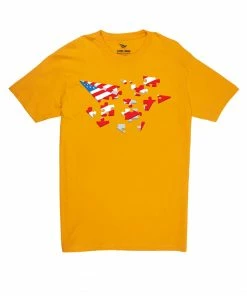 Planes (Yellow/red/white Crewneck T-shirts)