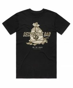 Streetwear (Black “secure The Bag T-shirt) New Arrivals