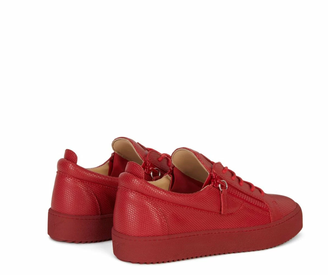 Giuseppe Zanotti (red Leather Low Top Sneakers) 6 Giuseppe Zanotti (red Leather Low Top Sneakers)