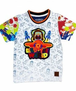 Elite Denim (kids White/orange T-shirt) New Arrivals