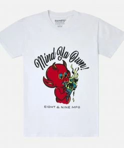 Eight & Nine (white/red “mind Yo Own T-shirt)