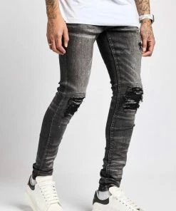 New Arrivals Damati Denim (Grey/black Cut Jean)