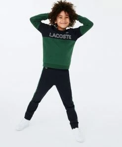 Lacoste (kids Green/navy Sweater)