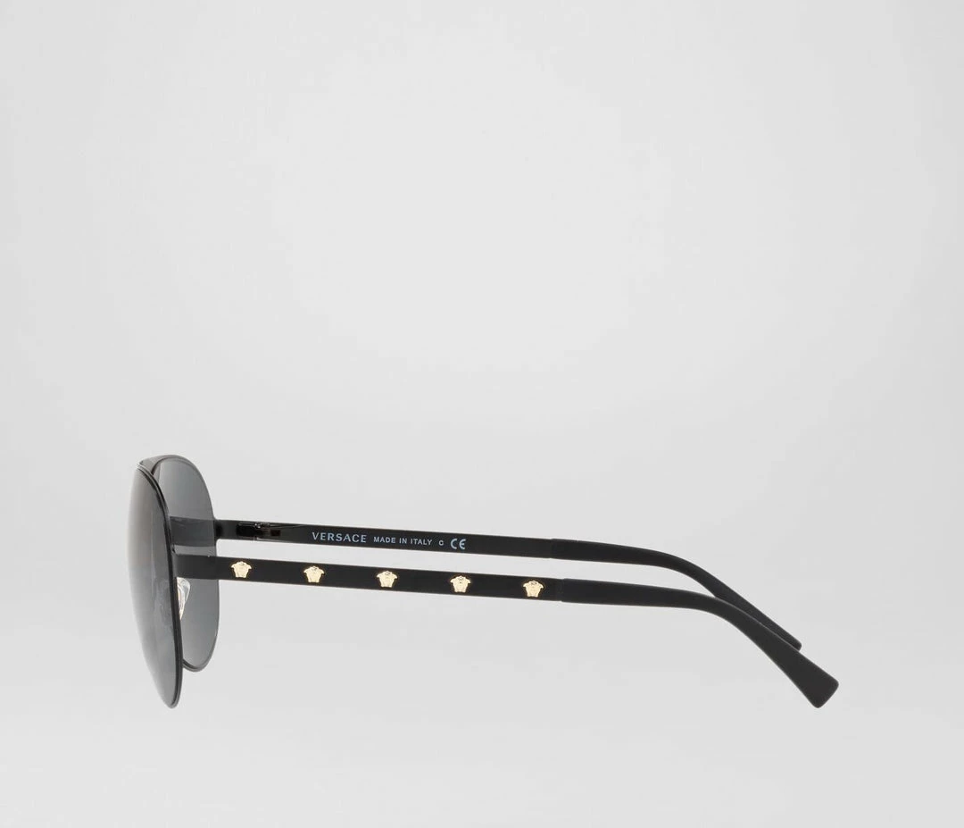 Versace (dark Grey Medusina Pilot Sunglasses) 5 Versace (dark Grey Medusina Pilot Sunglasses)