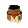 MCM (Claus M Reversible Belt 1.75" In Monogram Leather)