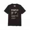 New Arrivals Purple Brand (black Wash History Bucket T-shirt)