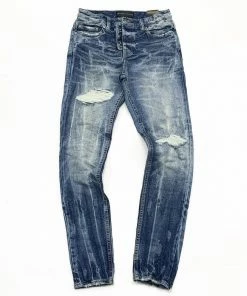 ARTMEETSCHAOZ (BLUE /white WASH JEANS ) New Arrivals
