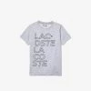 New Arrivals Lacoste (kids Grey/black T-shirt)
