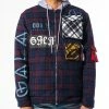 Gala (maroon Navy Tartan Accomplice Flannel Jacket)