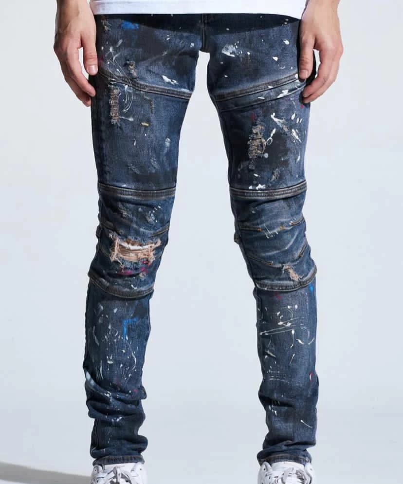 Crysp Denim (dark Blue Kurt Indigo Paint Jean) New Arrivals 3 Crysp Denim (dark Blue Kurt Indigo Paint Jean) New Arrivals