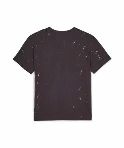 New Arrivals Purple Brand (black Jersey Stencil Logo Paint T-shirt)