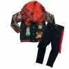 Elite Denim (kids Black/red Furry Set)