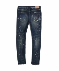 New Arrivals Purple Brand (blue Multicolor Repair Stitch Jean)