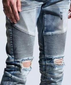 New Arrivals Crysp Denim (blue Sky Walker Dirty Indigo Jean -107)