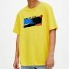 New Arrivals Maria By Fifty (yellow /multi Crewneck T-shirt)