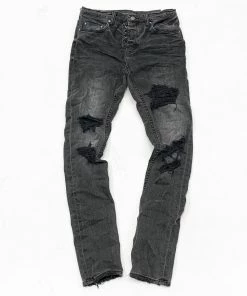 ARTMEETSCHAOZ (grey/black Wash Jeans )