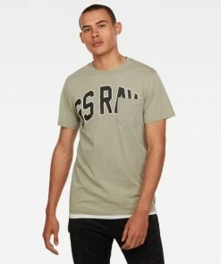 G-STAR (Olive/Black RAW T-SHIRT)