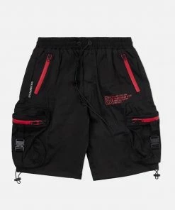 New Arrivals Eight & Nine (black/red Combat Cargo Zipper Short)