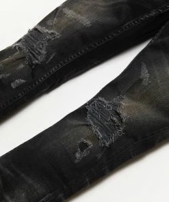 ARTMEETSCHAOZ New Arrivals Artmeetschaos (charcoal “ Black Cut Jean)