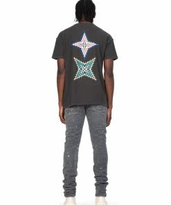 New Arrivals Purple Brand (3 -needle Grey Wash Repair Jean)