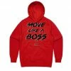 Point Blank (red” Move Like A Boss Hoodie) New Arrivals