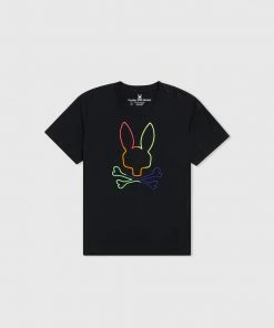Psycho Bunny (black Kids Leo Bunny T-shirt)