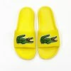 Lacoste (men’s Yellow/green Croc Slides)