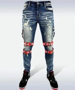 Preme Denim (blue/red Stripe Preme Jean)