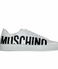Moschino (white Logo Leather Low Top Sneaker) New Arrivals