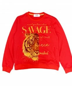 New Arrivals Dna Premium (red “ Savage Tiger Sweater)
