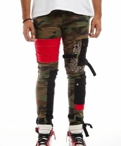 Reelistik Nyc (red /Camouflage Zip Jean)