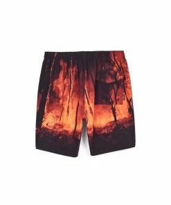 Purple Brand (black Fire Season Swim Short)