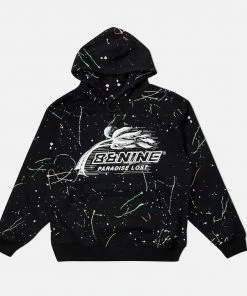 Eight & Nine (black Lost Splatter Hoodie)