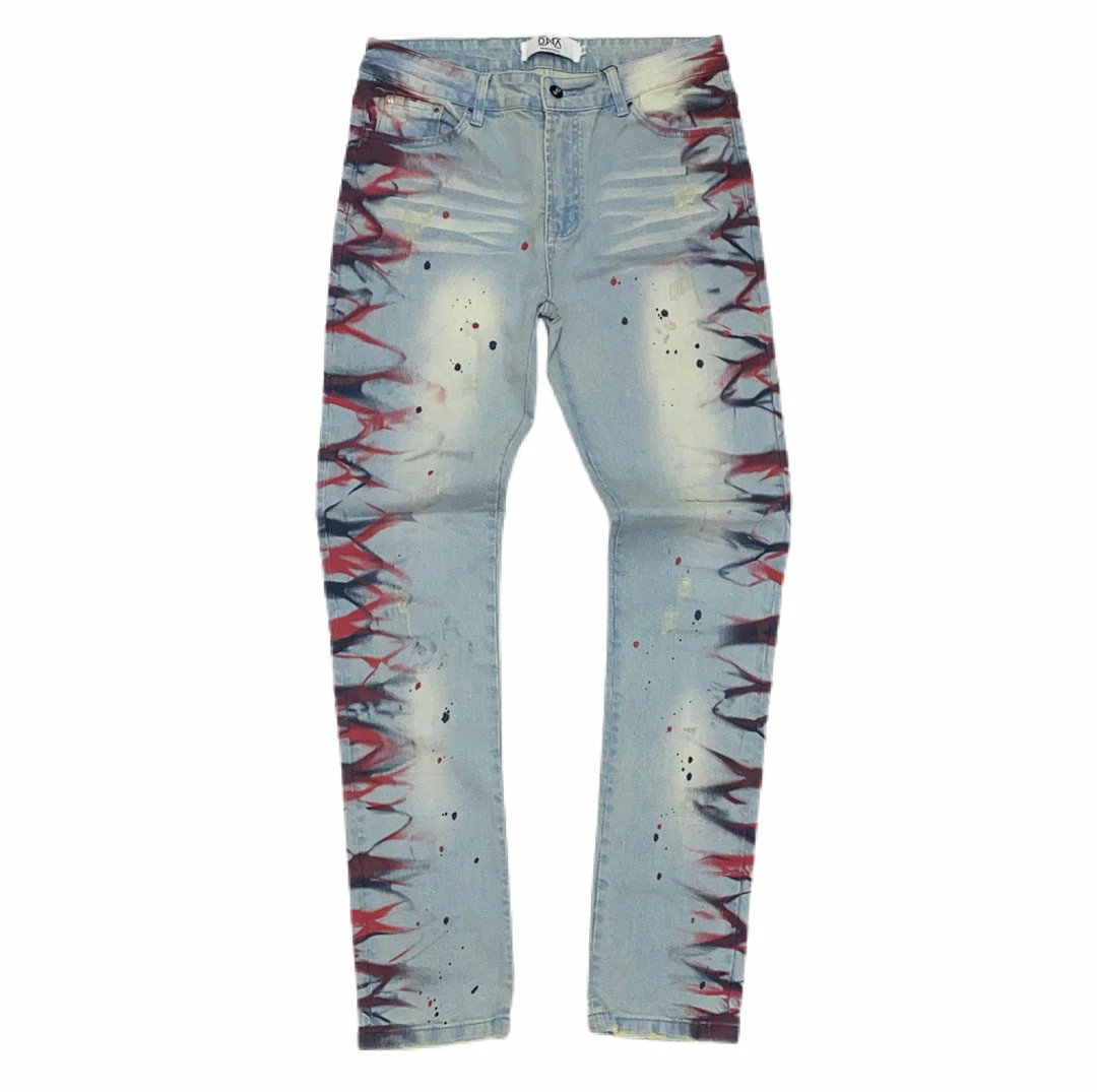 Dna Premium (blue/red Handcraft Splash Jean) New Arrivals 3 Dna Premium (blue/red Handcraft Splash Jean) New Arrivals